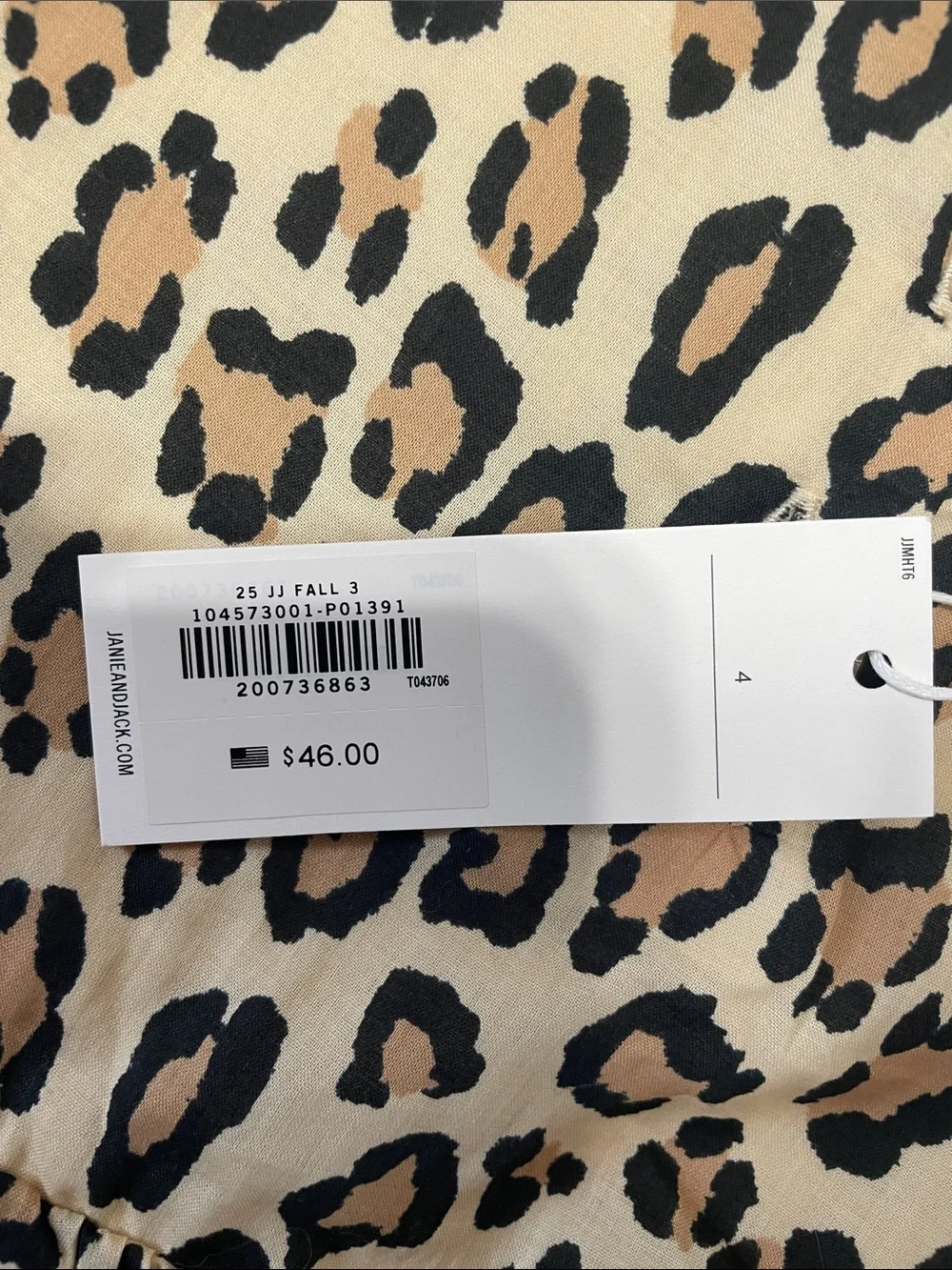 Janie and Jack Leopard Print Set